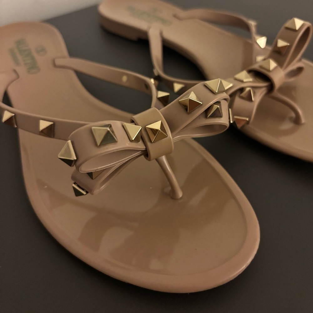 Valentino Jelly Flip Flop Womens